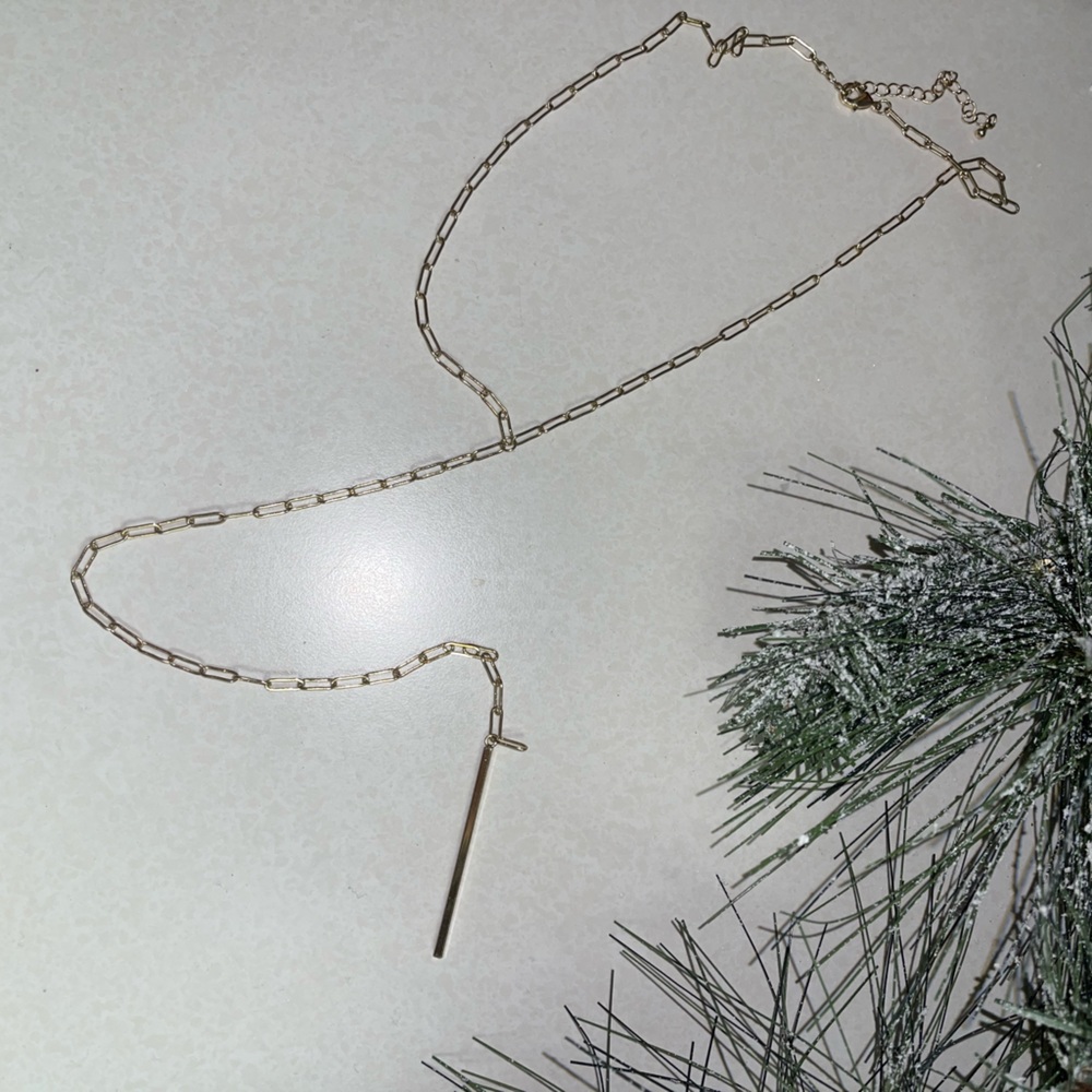Altar’d State Gold Pendant Chain Necklace🟡